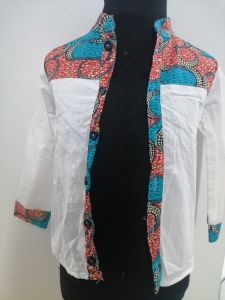 Kids Costumes to Hire - African White Shirt - 2 Years